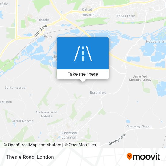 Theale Road map