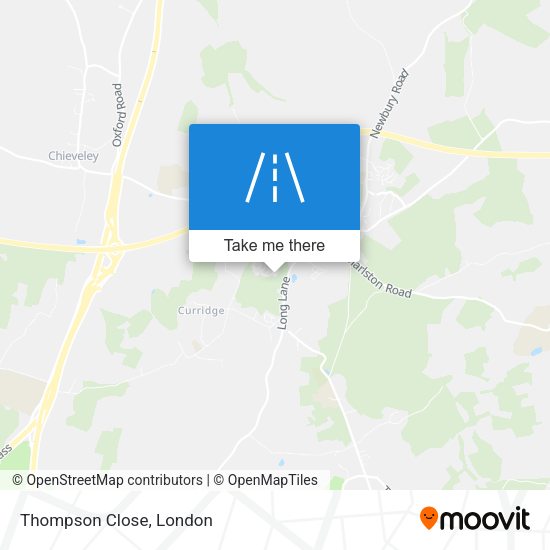 Thompson Close map