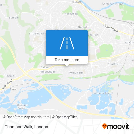 Thomson Walk map