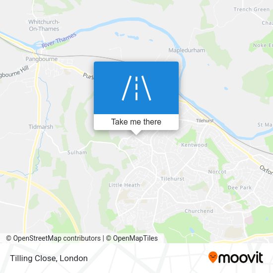 Tilling Close map
