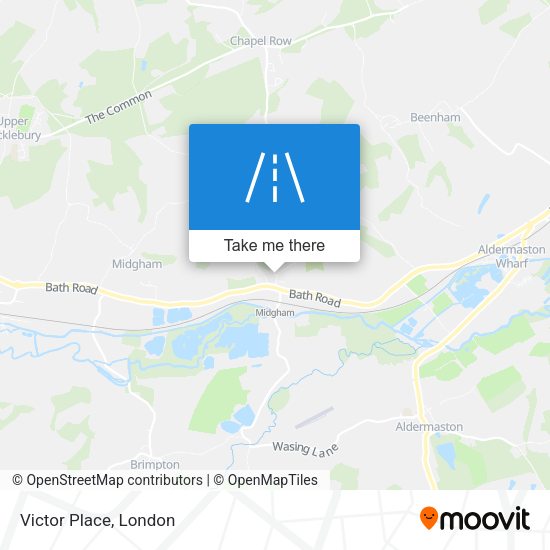 Victor Place map