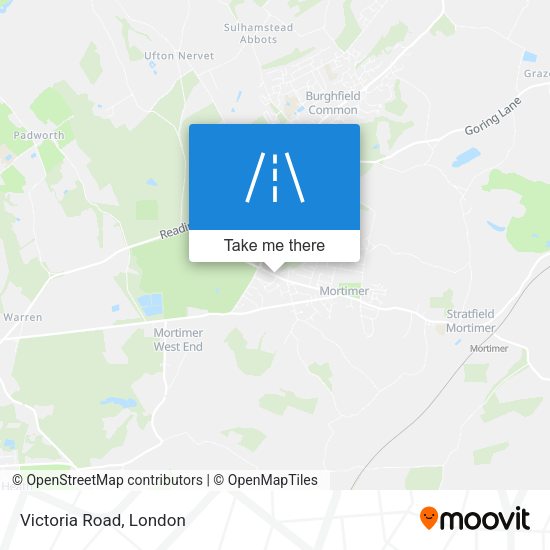 Victoria Road map