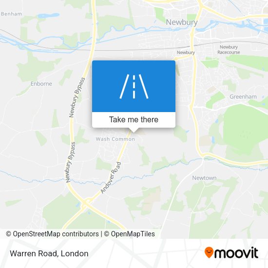 Warren Road map