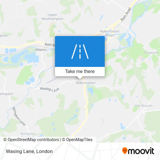 Wasing Lane map