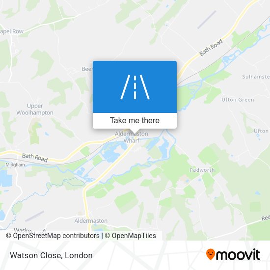 Watson Close map