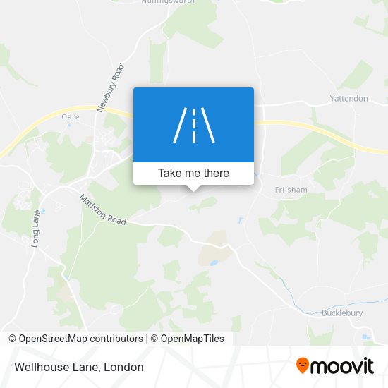 Wellhouse Lane map
