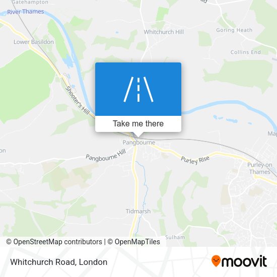Whitchurch Road map
