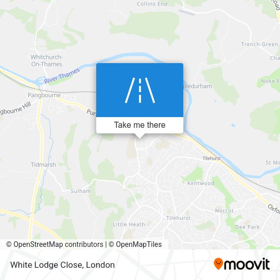 White Lodge Close map