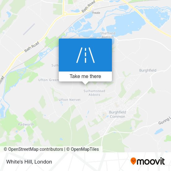 White's Hill map