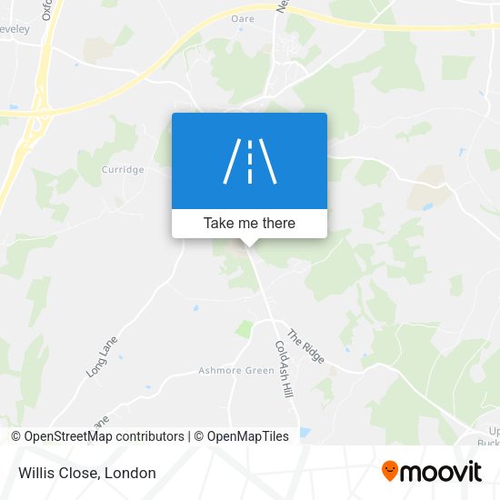 Willis Close map