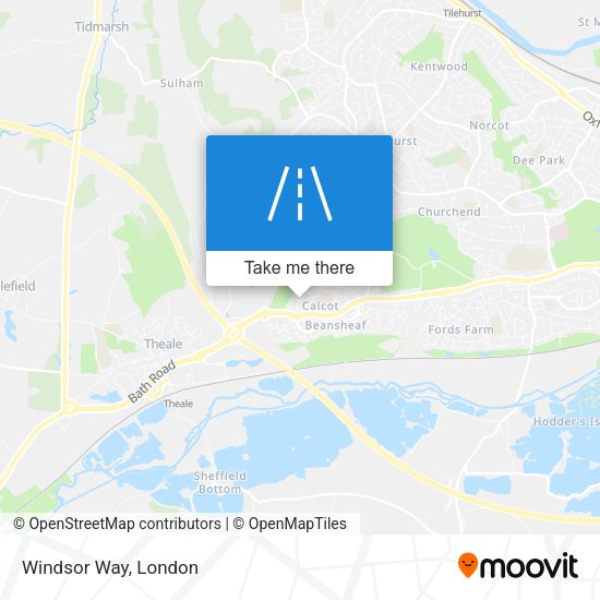 Windsor Way map
