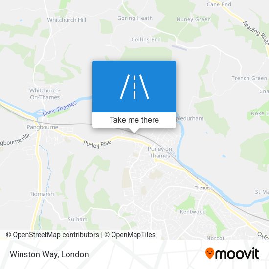 Winston Way map