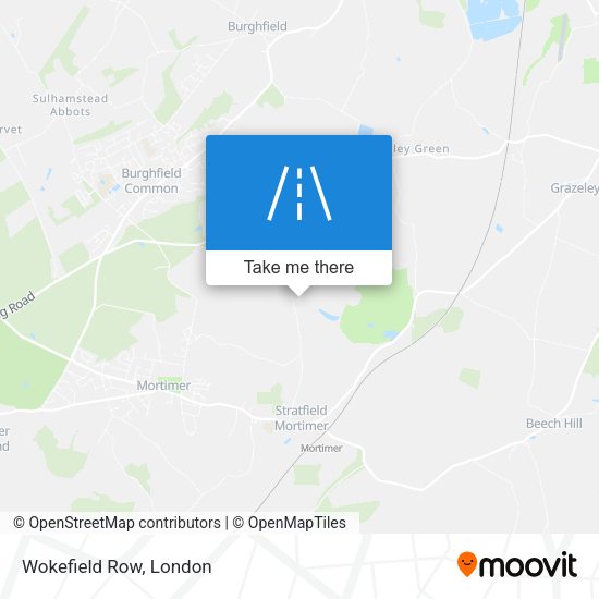 Wokefield Row map