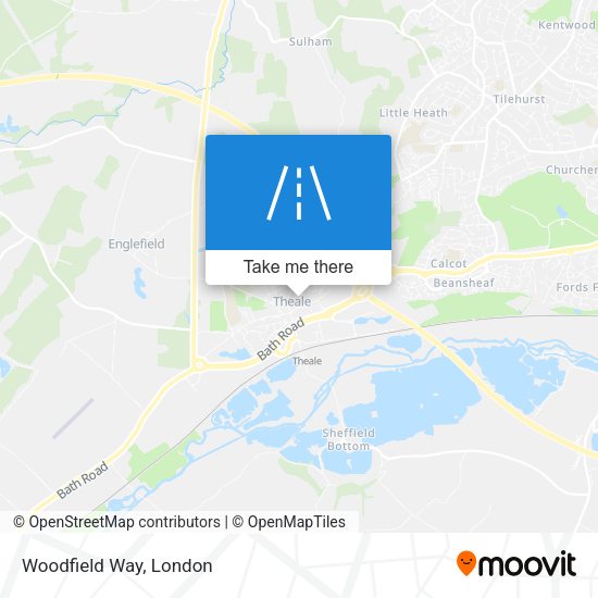 Woodfield Way map