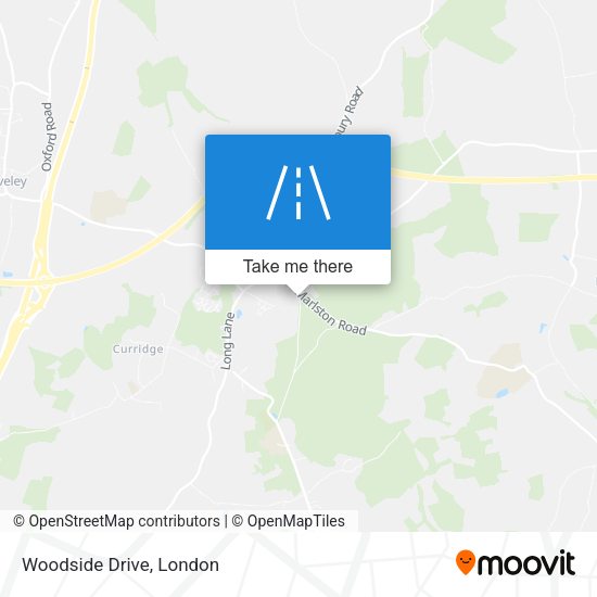 Woodside Drive map