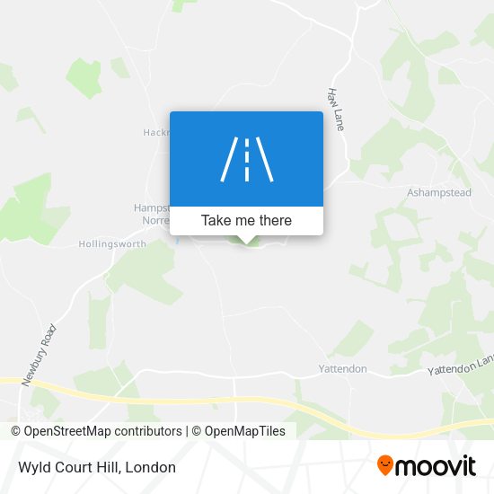 Wyld Court Hill map