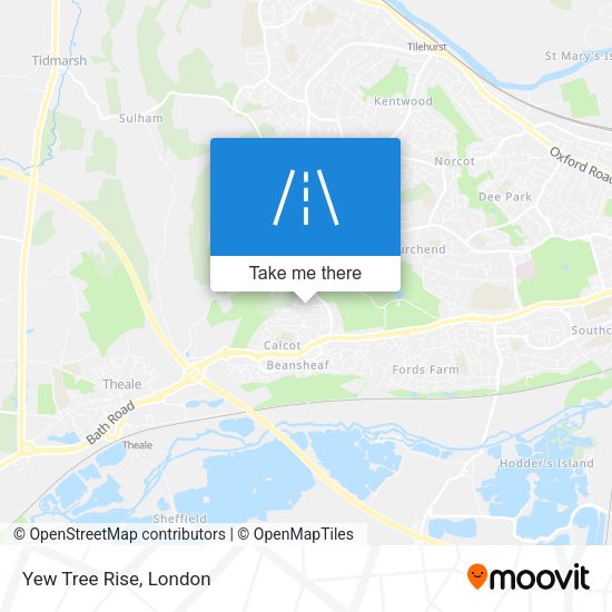 Yew Tree Rise map
