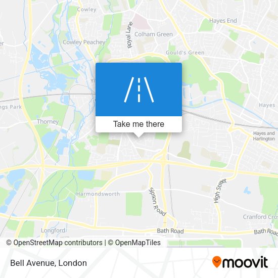 Bell Avenue map