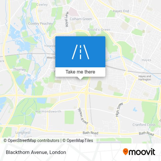 Blackthorn Avenue map