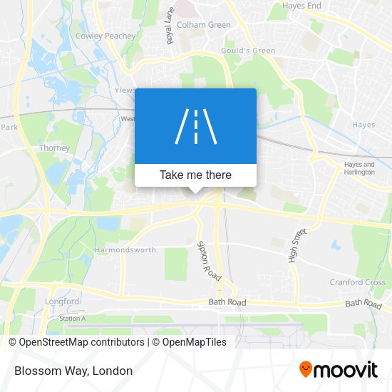 Blossom Way map