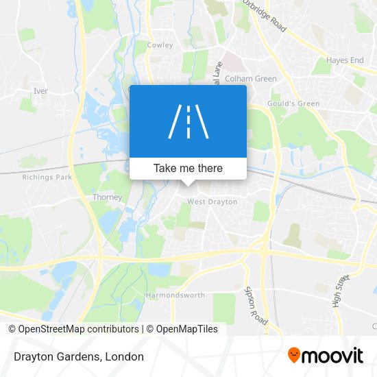 Drayton Gardens map