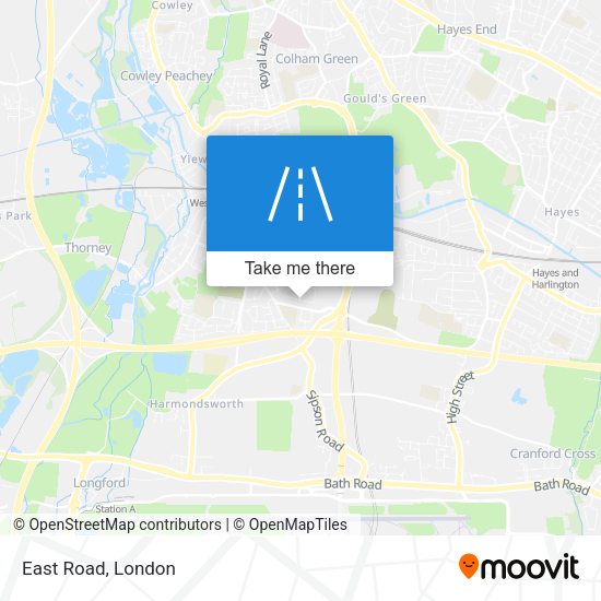 East Road map