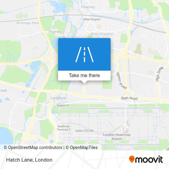 Hatch Lane map
