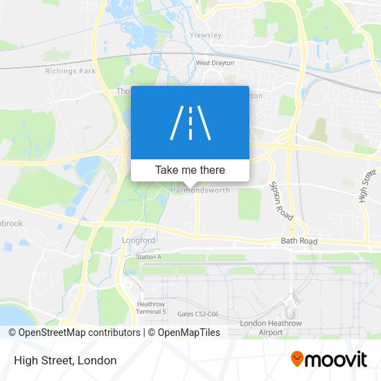 High Street map