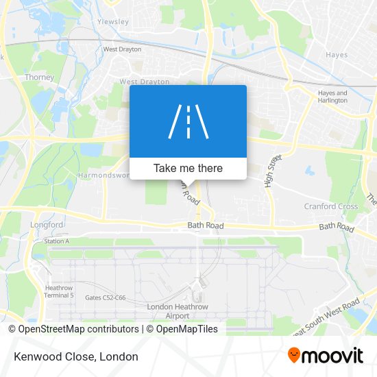 Kenwood Close map