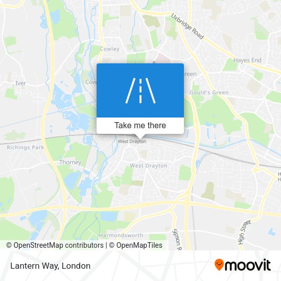 Lantern Way map
