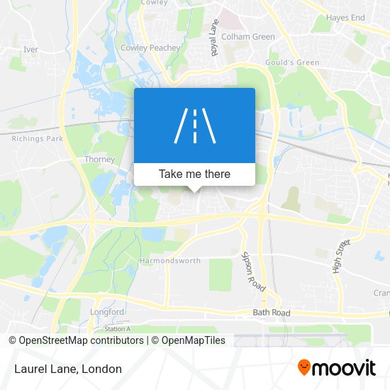 Laurel Lane map
