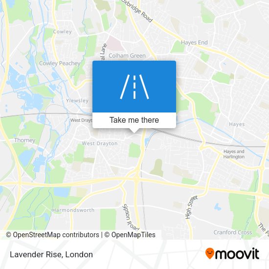 Lavender Rise map