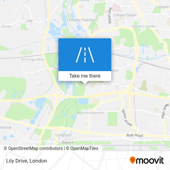 Lily Drive map