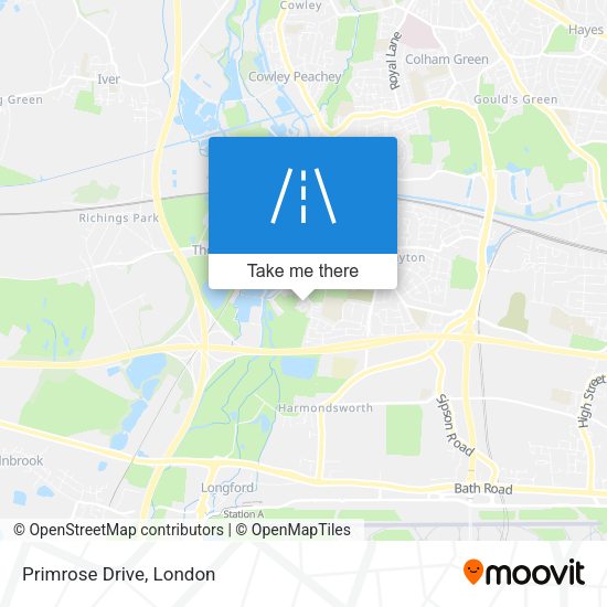 Primrose Drive map