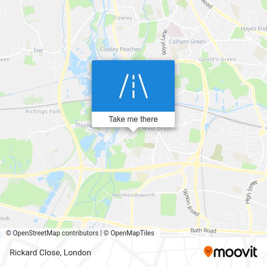 Rickard Close map
