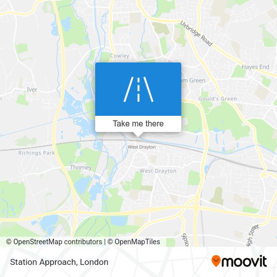 Station Approach map