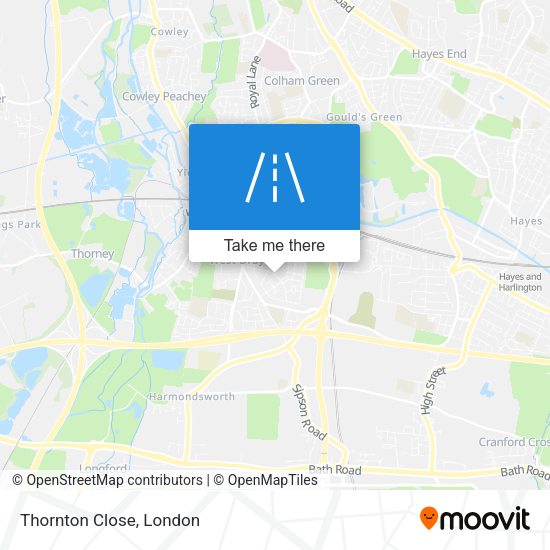 Thornton Close map