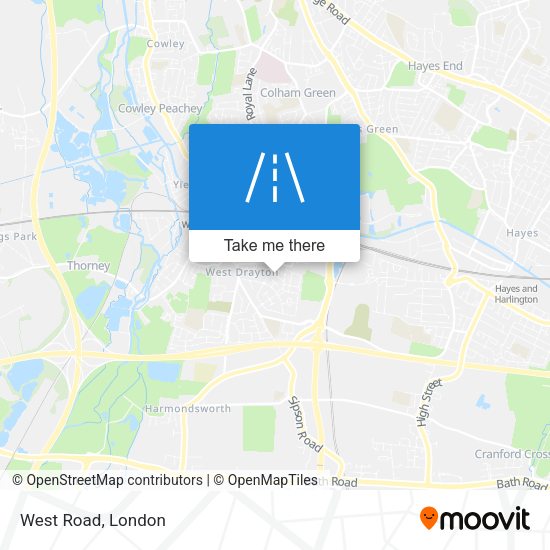 West Road map