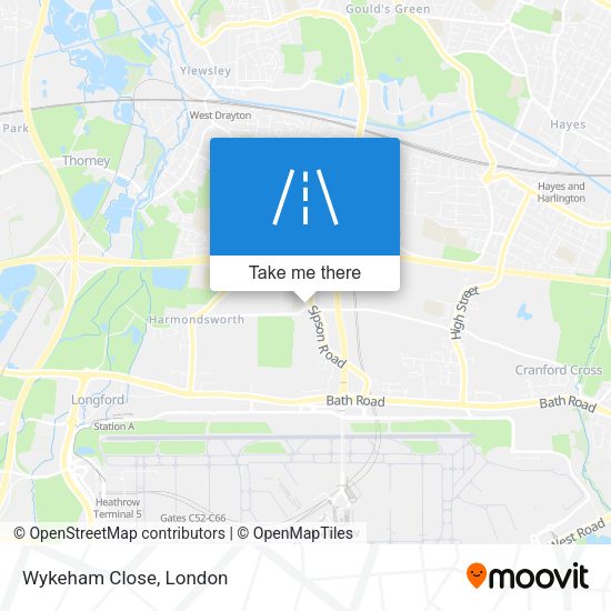 Wykeham Close map