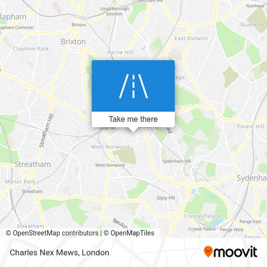 Charles Nex Mews map