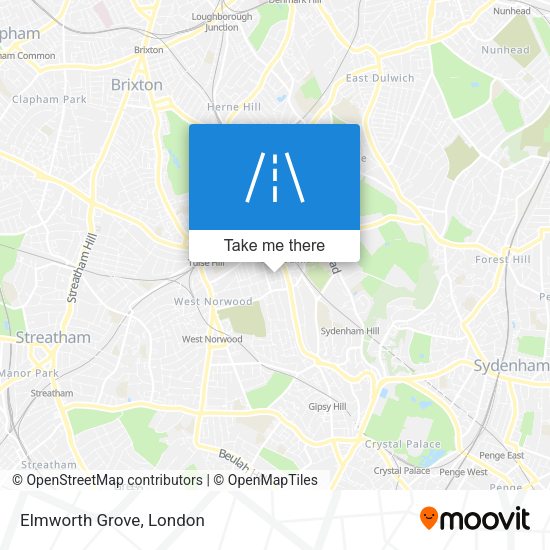 Elmworth Grove map