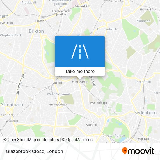 Glazebrook Close map