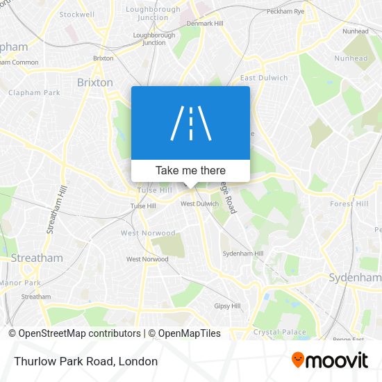 Thurlow Park Road map