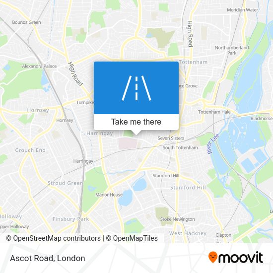 Ascot Road map