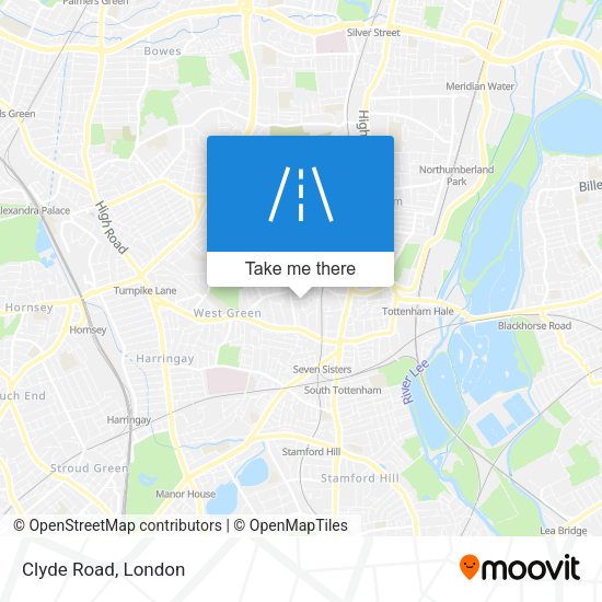 Clyde Road map