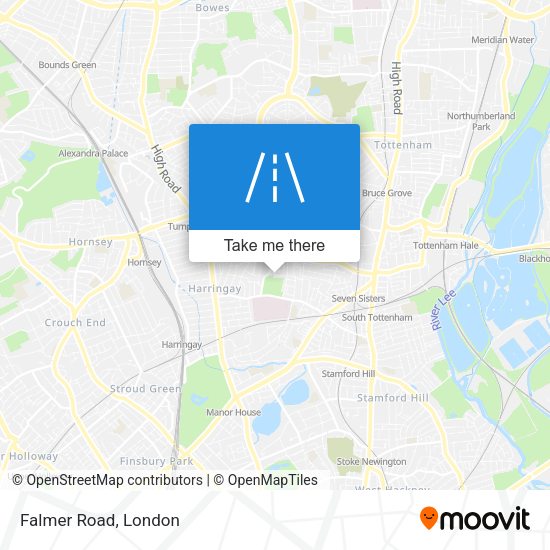 Falmer Road map