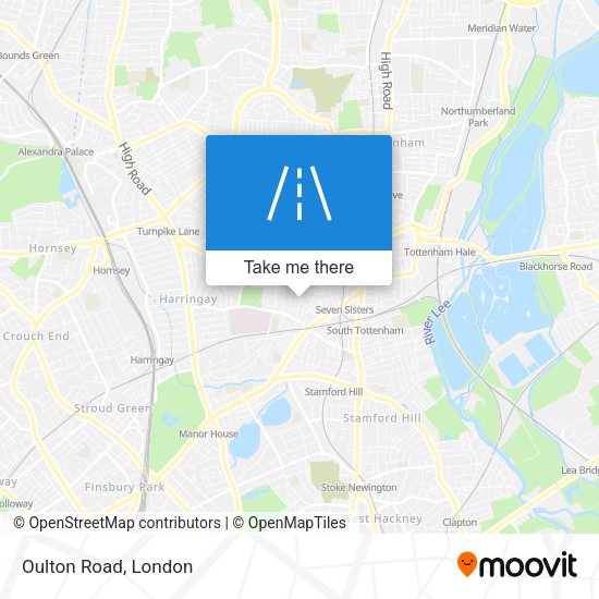 Oulton Road map