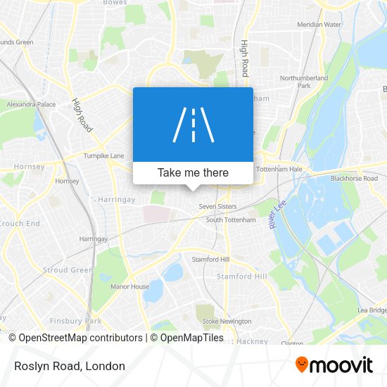 Roslyn Road map