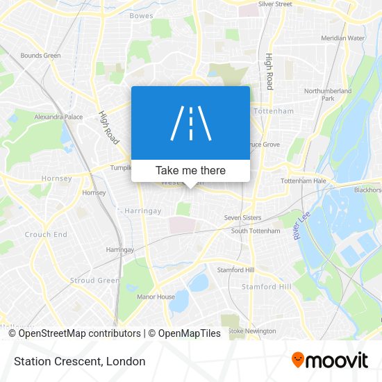 Station Crescent map