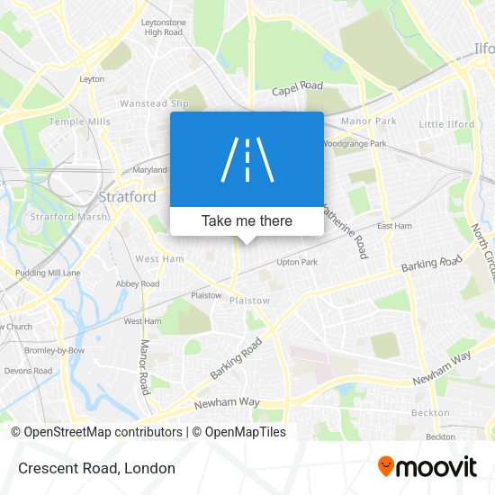 Crescent Road map